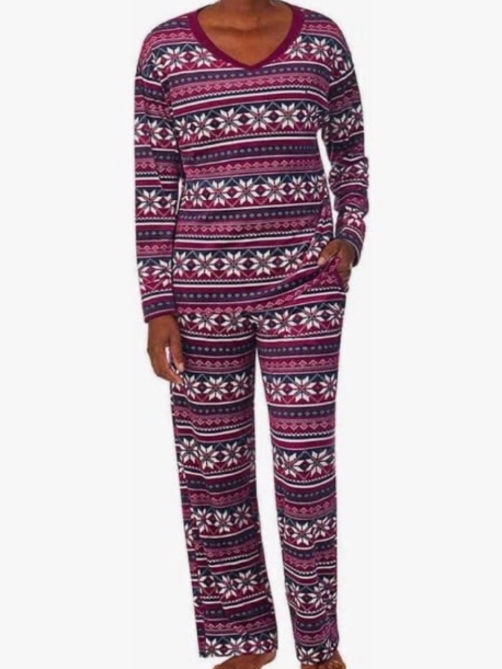 Nautica 2-pc Fair Isle Pajama Set - Size XXL